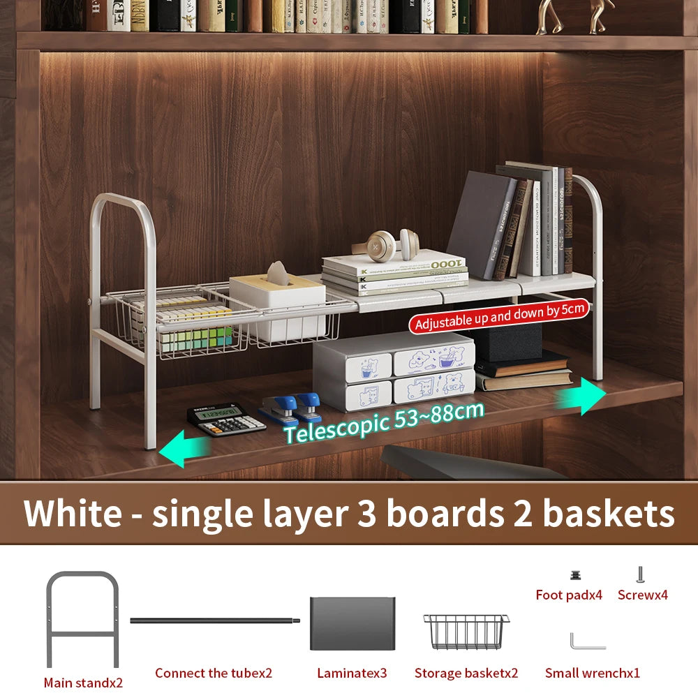 1 Set Multi-Use Kitchen Under Bathroom Sink Organizer