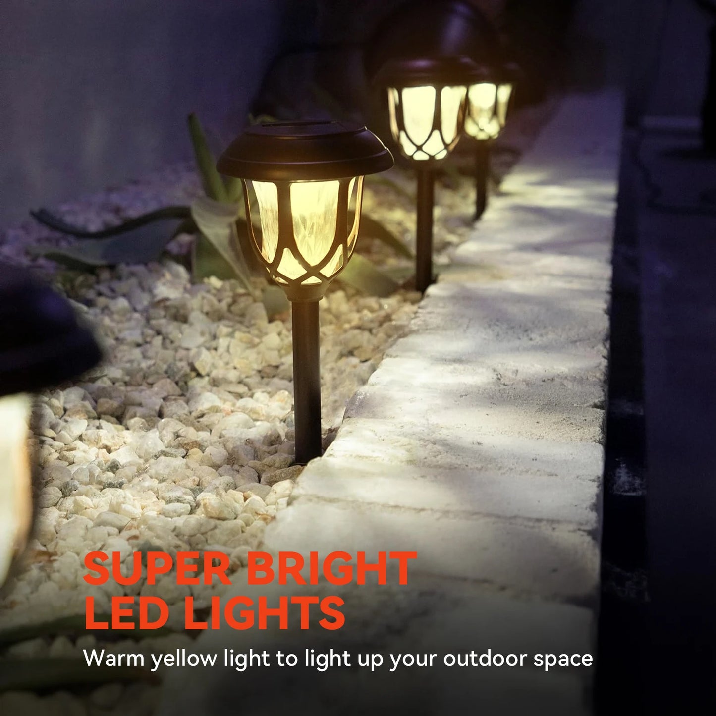 Waterproof Outdoor Solar Lights with LED Bulbs for Industrial Use