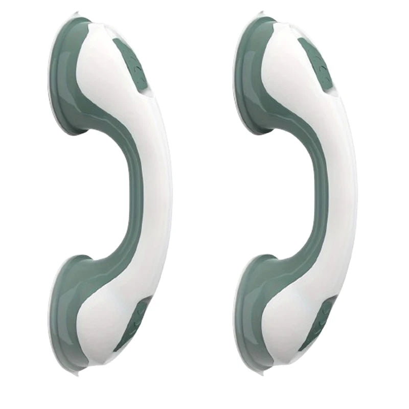1 to 2 Pieces Shower Handle Grab Bars for Bathtubs and Showers Suction Bar Handles for Elderly Seniors Safety Bathroom Grip