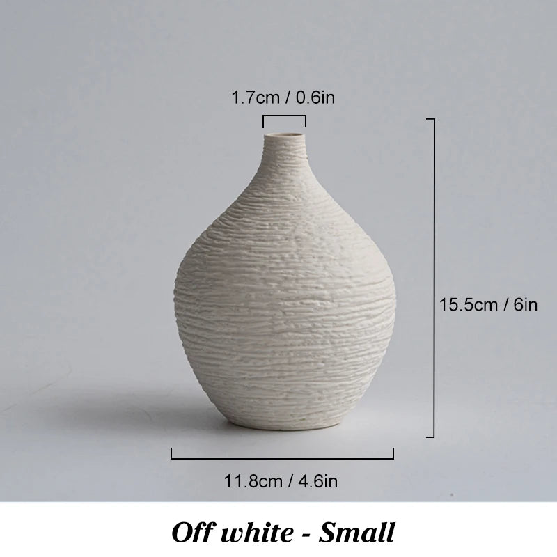 Simple Ceramic Vase Decoration for Home