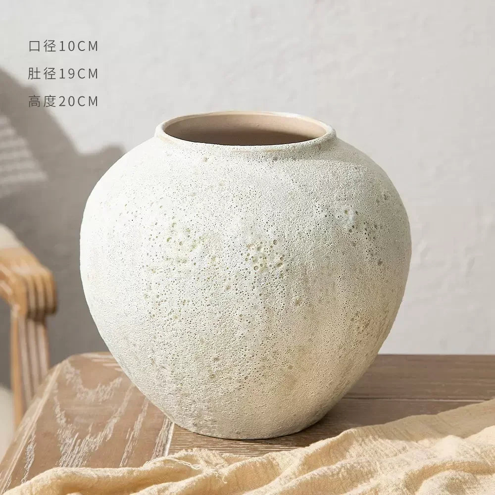 Ceramic Vase Chinese Style Modern Decorative Flower Arrangement Pottery Home Decor