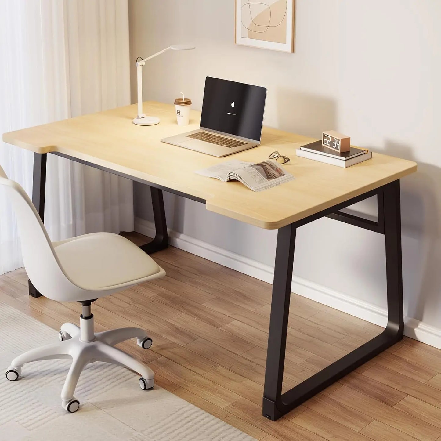 Small Computer Desk,31.5 Inch Standing Home Office Desk for Small Space Room,