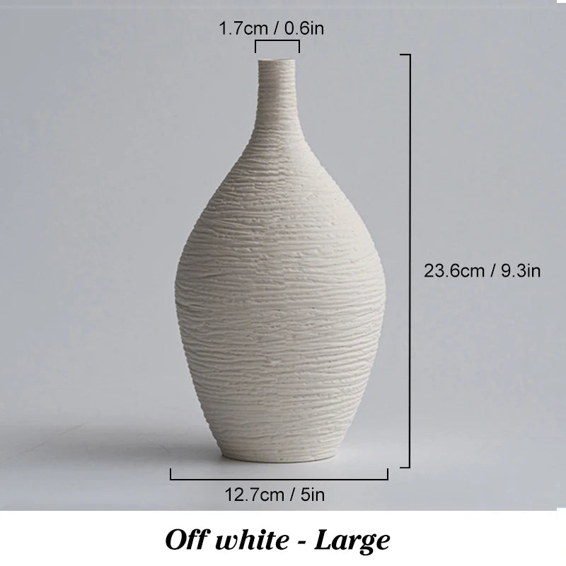 Simple Ceramic Vase Decoration for Home