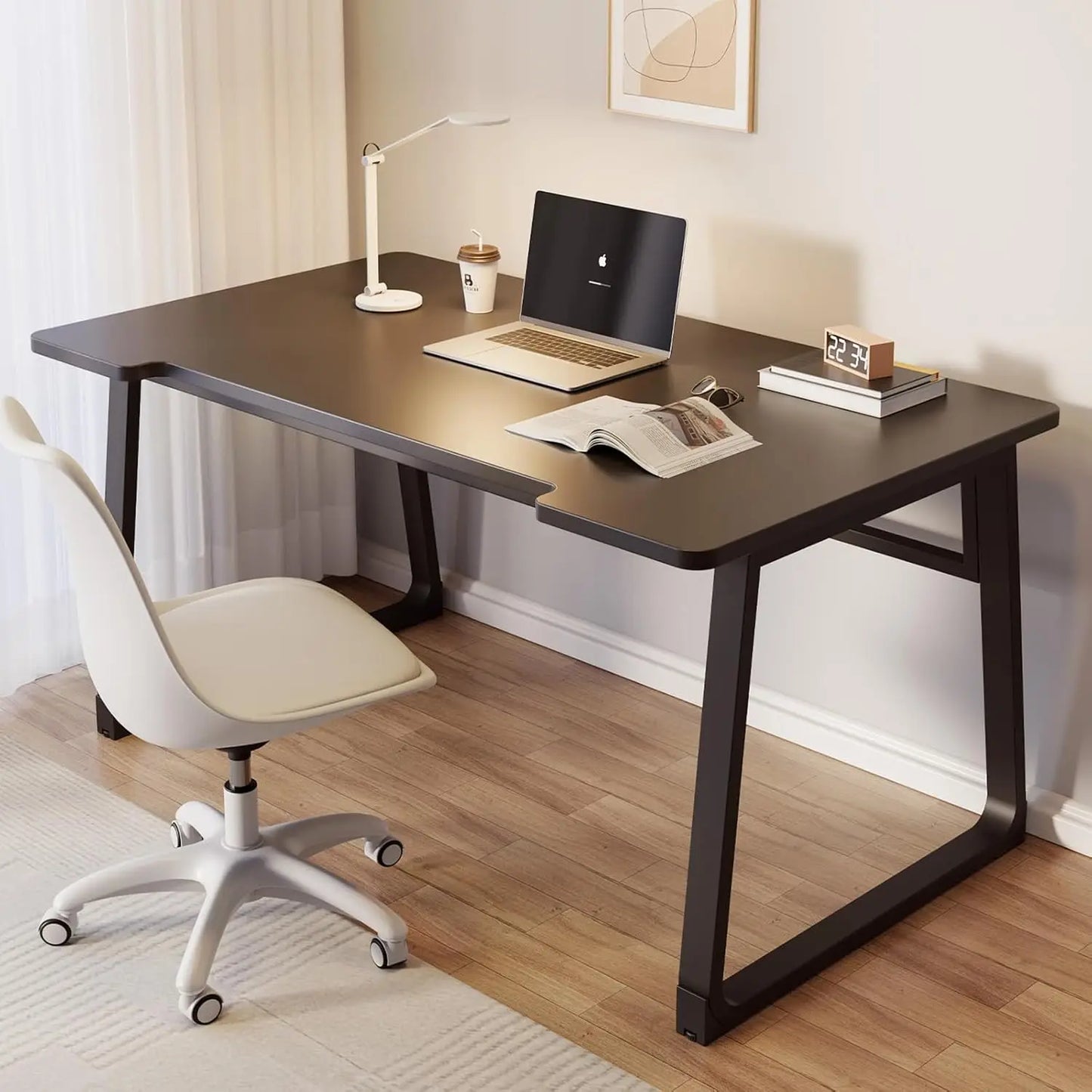 Small Computer Desk,31.5 Inch Standing Home Office Desk for Small Space Room,