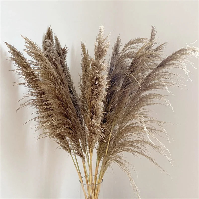 80-120cm Tall Dried Pampas Grass Flowers Arrangement Large Fluffy Pampas Decor artificial Plant for Vase Home Boho Wedding Decor