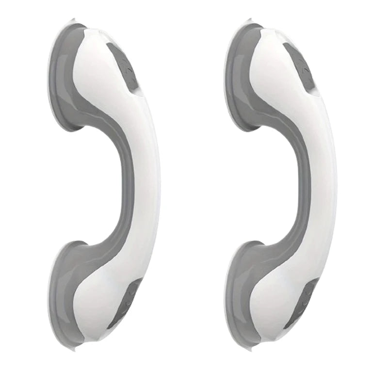 1 to 2 Pieces Shower Handle Grab Bars for Bathtubs and Showers Suction Bar Handles for Elderly Seniors Safety Bathroom Grip