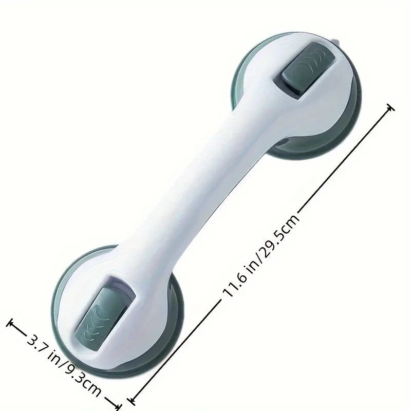 1 to 2 Pieces Shower Handle Grab Bars for Bathtubs and Showers Suction Bar Handles for Elderly Seniors Safety Bathroom Grip